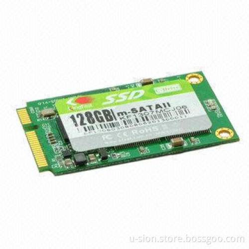 32GB mSATA 2.0 MLC Solid State Drive for Tablet PCs with 0.3W Standby Power, Flash MLC